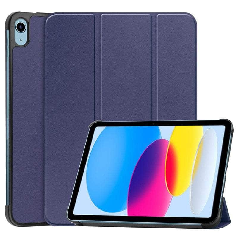 Casebuddy Dark Blue / iPad 10th Gen 2022 iPad 10 9 2022 Magnetic Smart Folio Cover