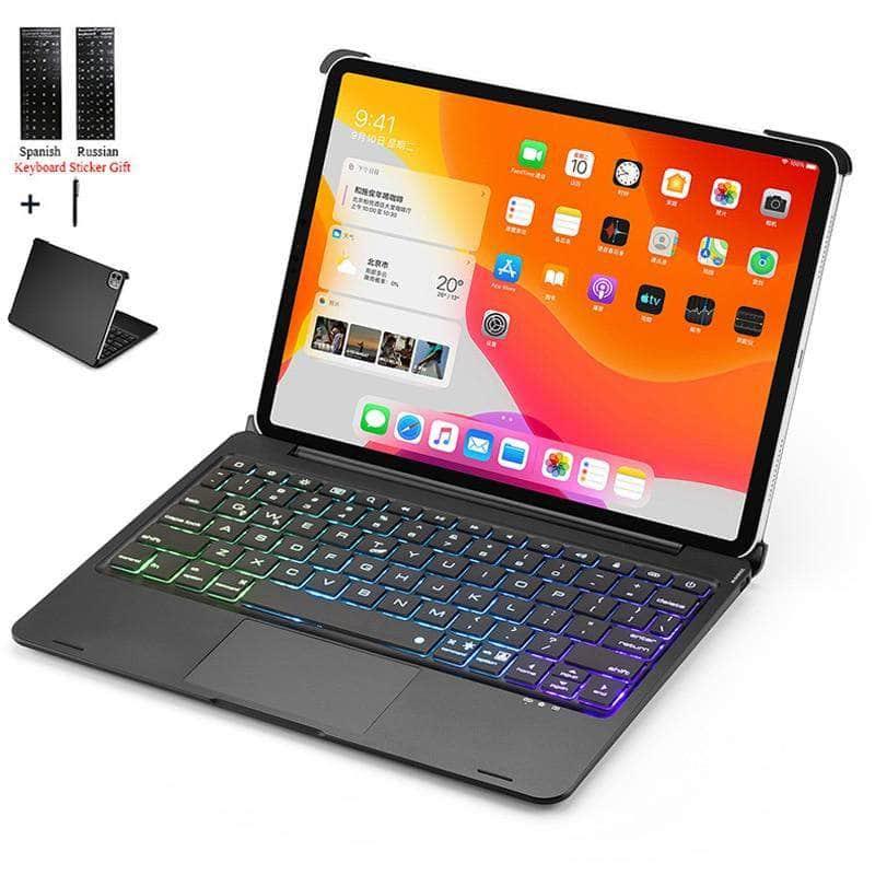 CaseBuddy Australia Casebuddy iPad 11 2021 Touchpad Backlit Wireless Bluetooth Keyboard Case