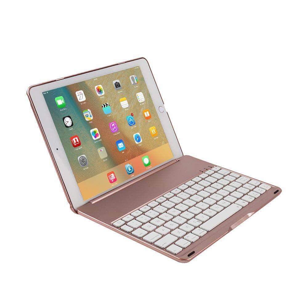 iPad 7 & 8 Illumina Backlit Bluetooth Keyboard Case - CaseBuddy