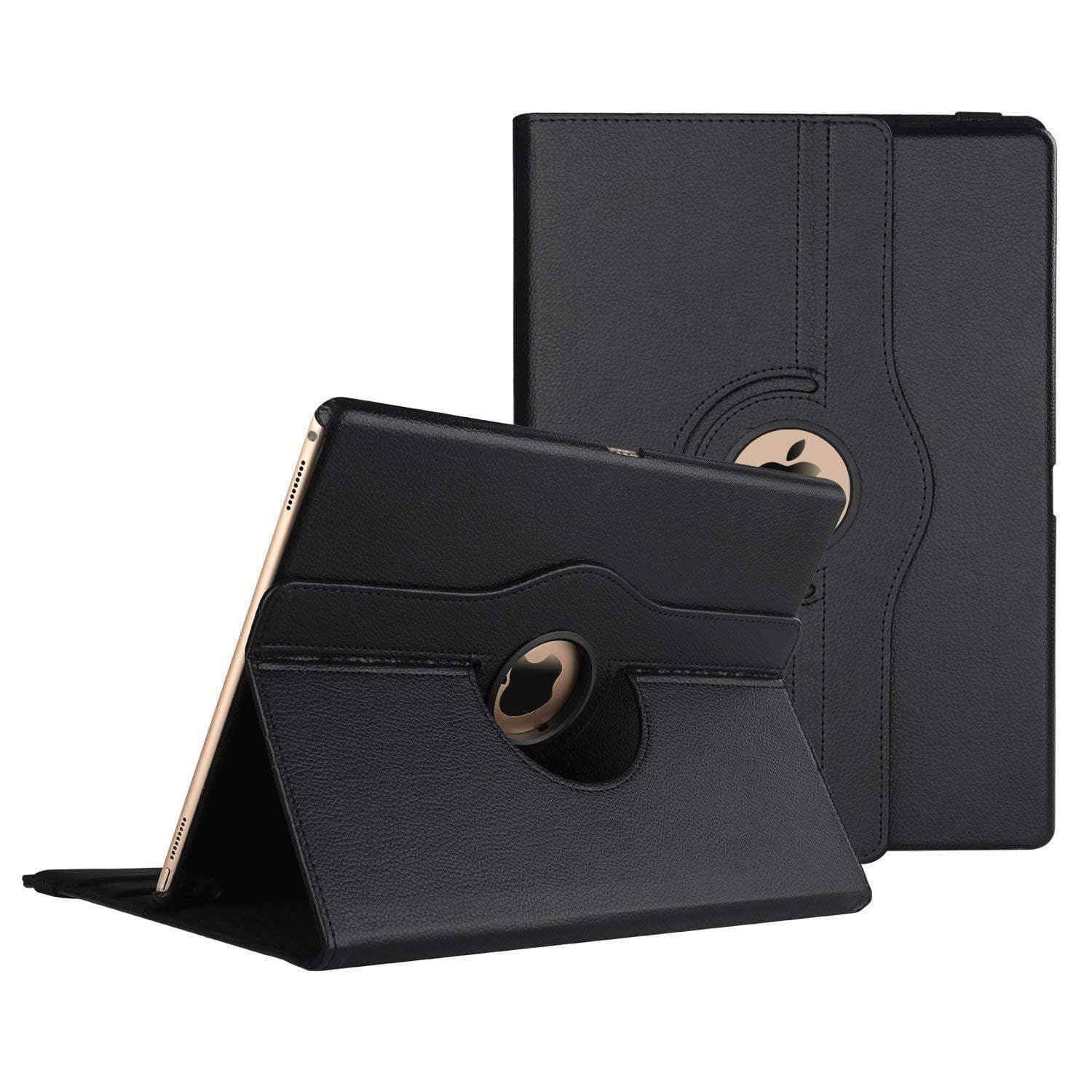 iPad Air 3 10.5 2019 A2152 A2123 A2153 360 Degree Rotating Leather Look Smart Shell Case - CaseBuddy