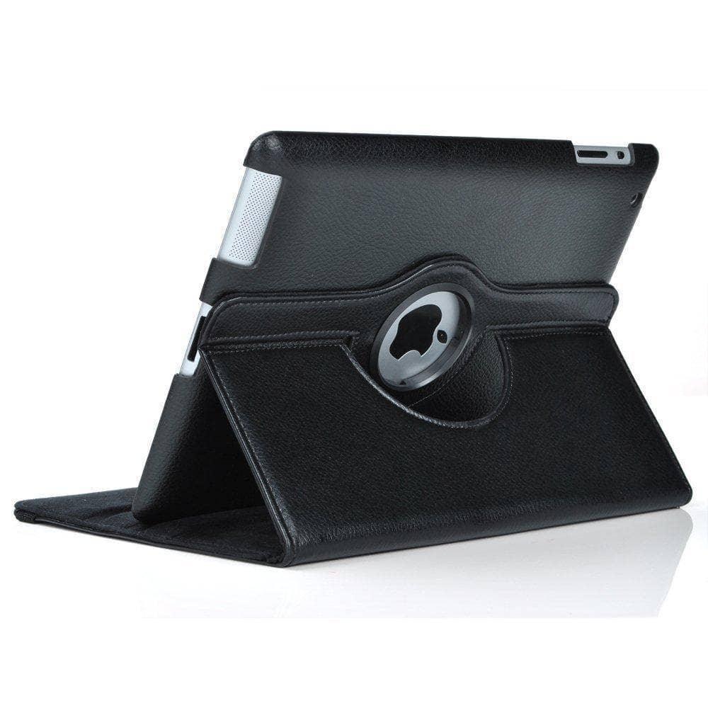 iPad Air 3 10.5 2019 A2152 A2123 A2153 360 Degree Rotating Leather Look Smart Shell Case - CaseBuddy