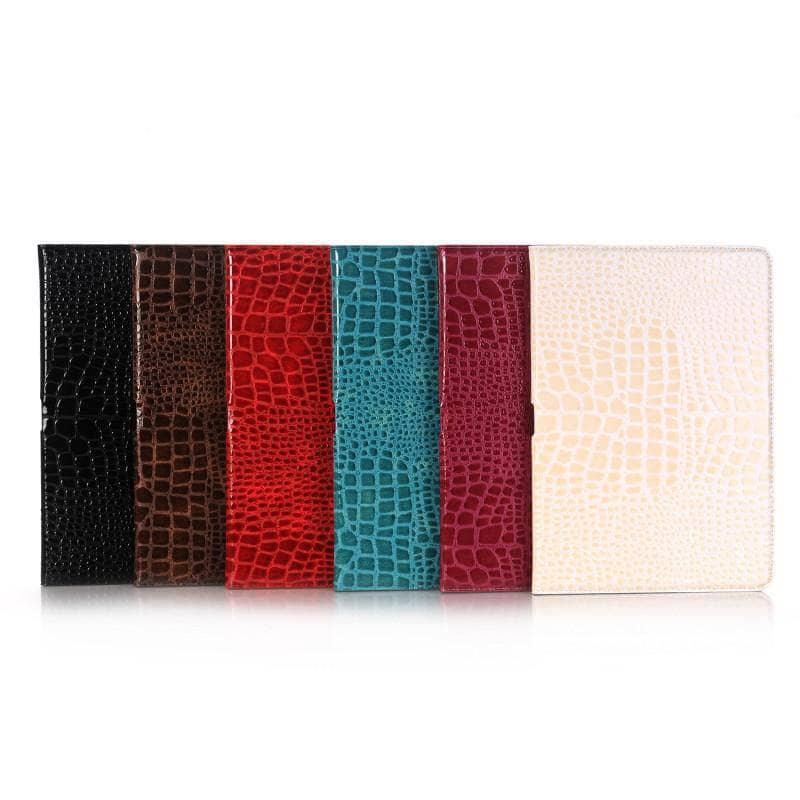 iPad Air 3 10.5 2019 Premium Crocodile Pattern Leather Look Tablet Smart Cover - CaseBuddy