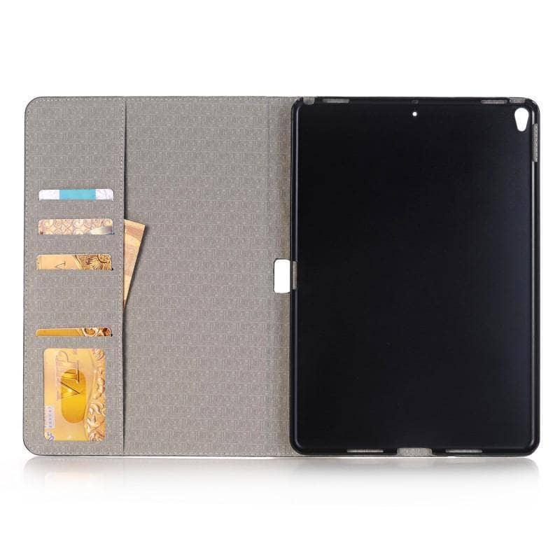 iPad Air 3 10.5 2019 Premium Crocodile Pattern Leather Look Tablet Smart Cover - CaseBuddy