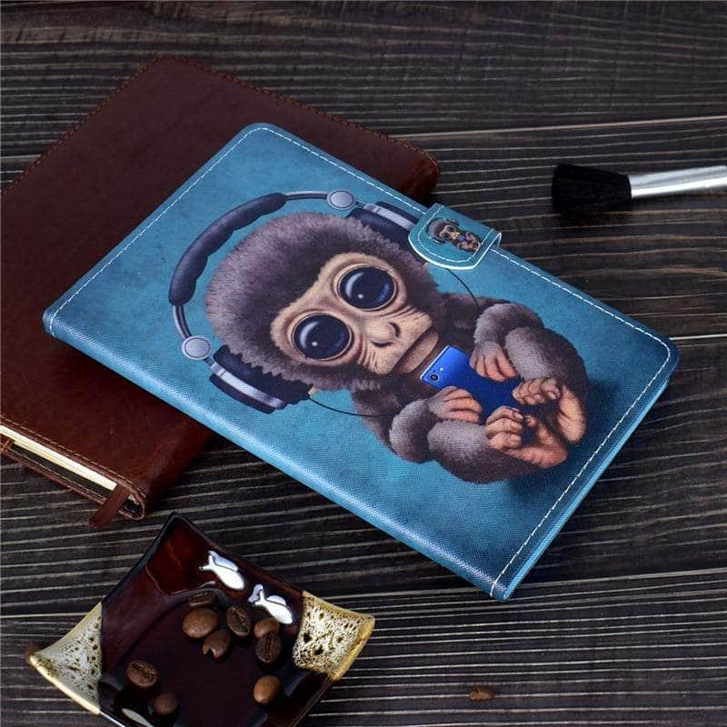 CaseBuddy Australia Casebuddy iPad Air 4 10.9 2020 Cartoon Colours Leather Stand Case