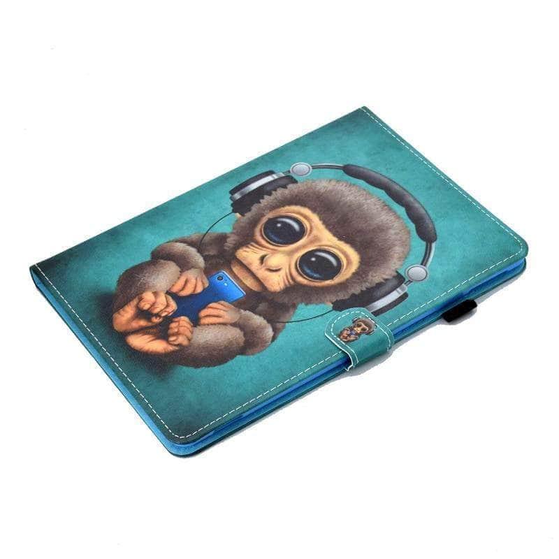 CaseBuddy Australia Casebuddy iPad Air 4 10.9 2020 Cartoon Colours Leather Stand Case