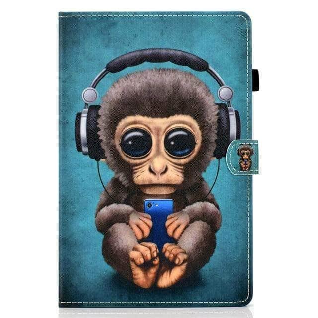 CaseBuddy Australia Casebuddy D / Ipad Air 4 10.9 2020 iPad Air 4 10.9 2020 Cartoon Colours Leather Stand Case