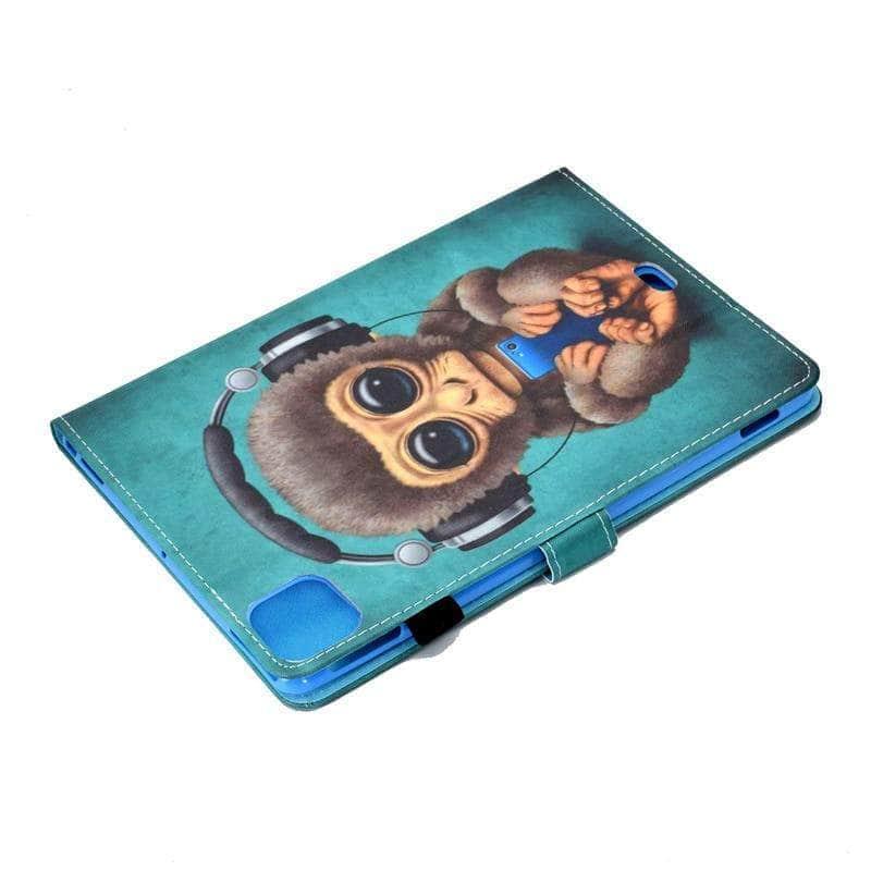 CaseBuddy Australia Casebuddy iPad Air 4 10.9 2020 Cartoon Colours Leather Stand Case