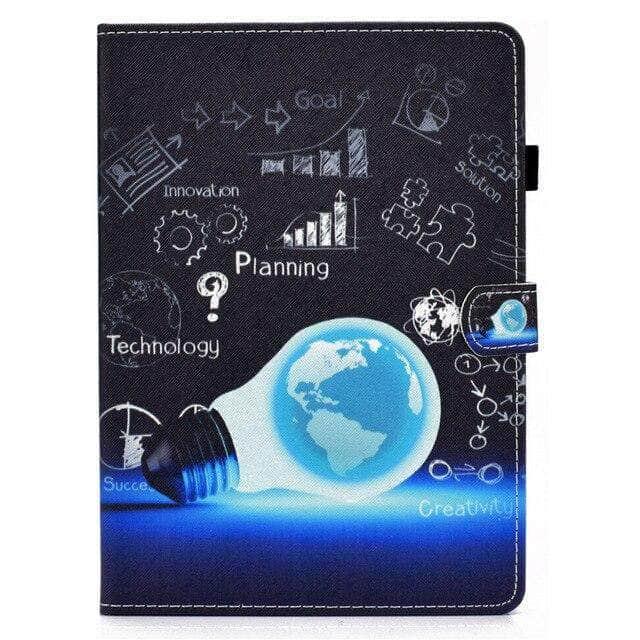 iPad Air 4 10.9 2020 Cat Cartoon Leather Cover - CaseBuddy