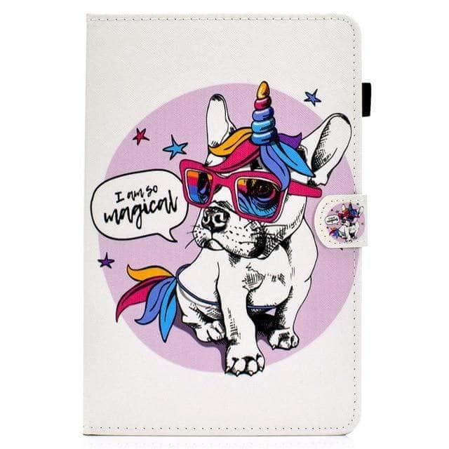 CaseBuddy Australia Casebuddy C / Ipad Air 4 10.9 2020 iPad Air 4 10.9 2020 Dogs Leather Stand Case