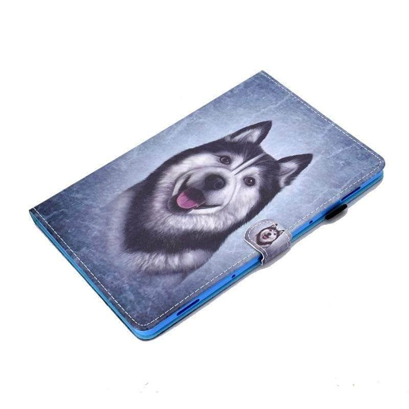 CaseBuddy Australia Casebuddy iPad Air 4 10.9 2020 Dogs Leather Stand Case