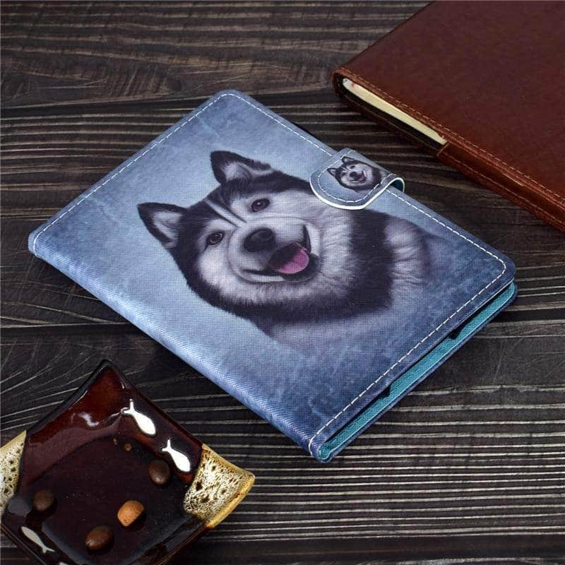 CaseBuddy Australia Casebuddy iPad Air 4 10.9 2020 Dogs Leather Stand Case