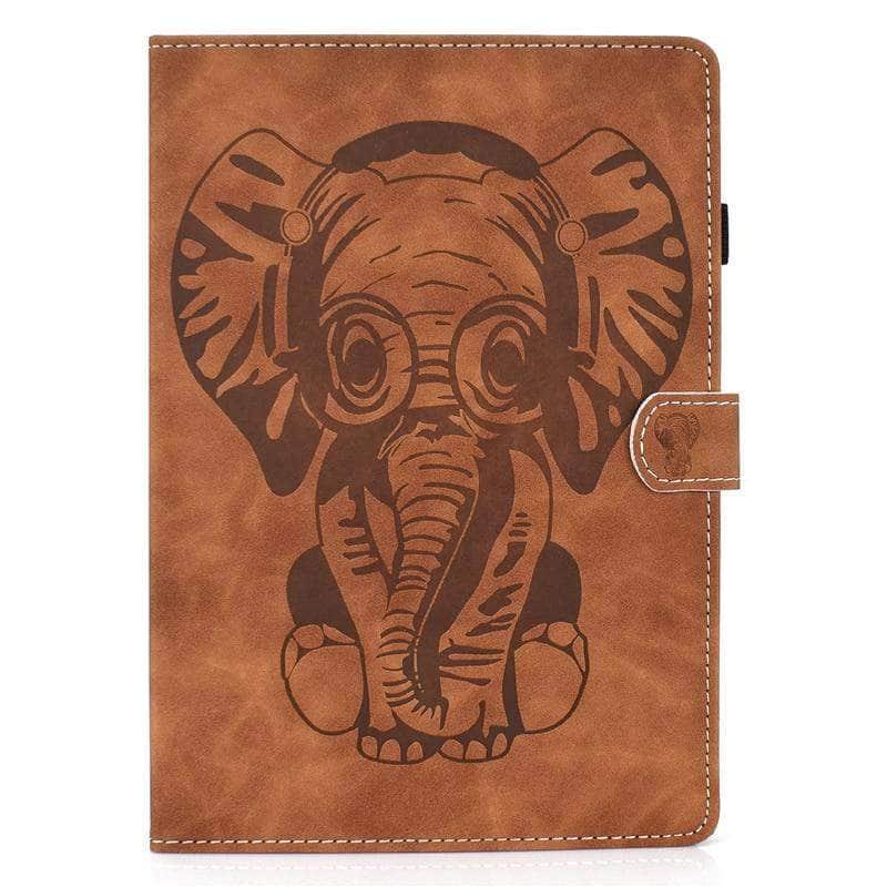 iPad Air 4 10.9 2020 Elephant Leather Stand Case - CaseBuddy