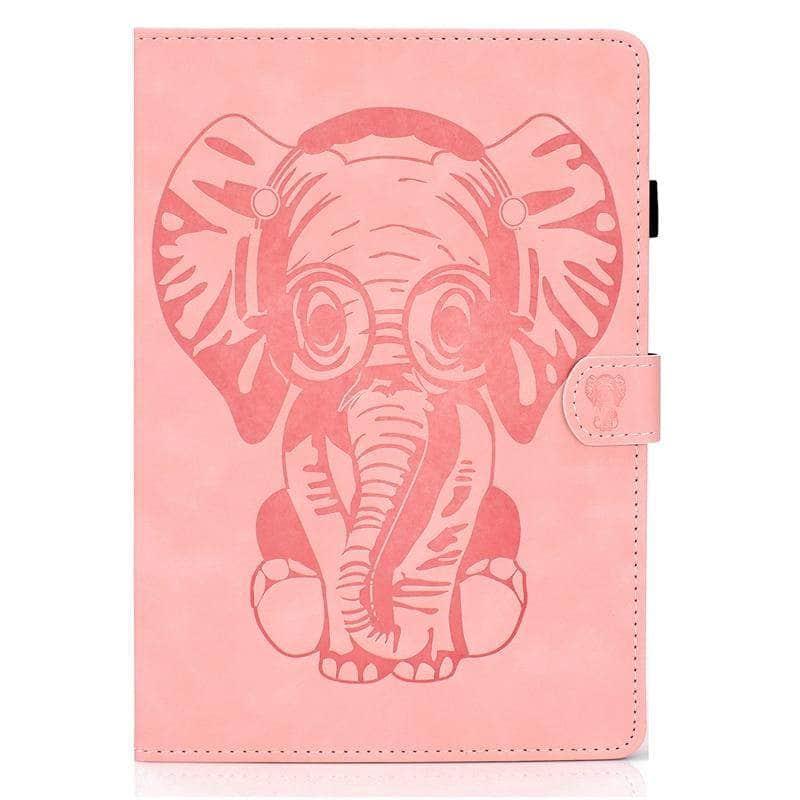 iPad Air 4 10.9 2020 Elephant Leather Stand Case - CaseBuddy