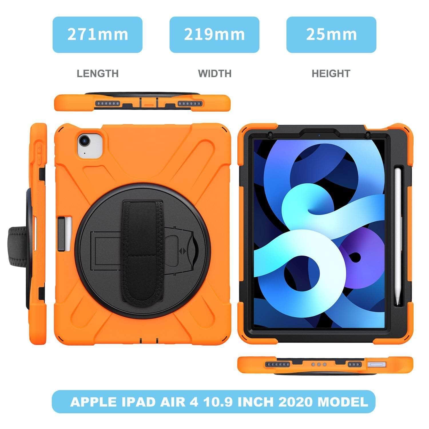 CaseBuddy Australia Casebuddy iPad Air 4 10.9 2020 Heavy Duty Shockproof Rugged Hybrid Protective Case