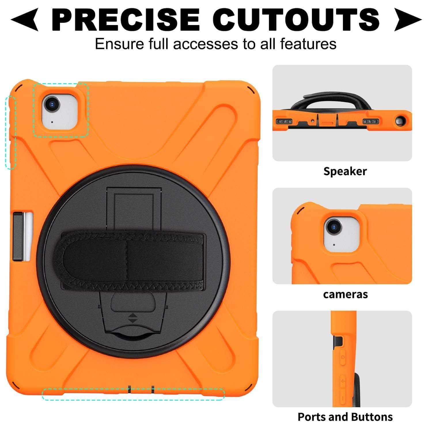 CaseBuddy Australia Casebuddy iPad Air 4 10.9 2020 Heavy Duty Shockproof Rugged Hybrid Protective Case