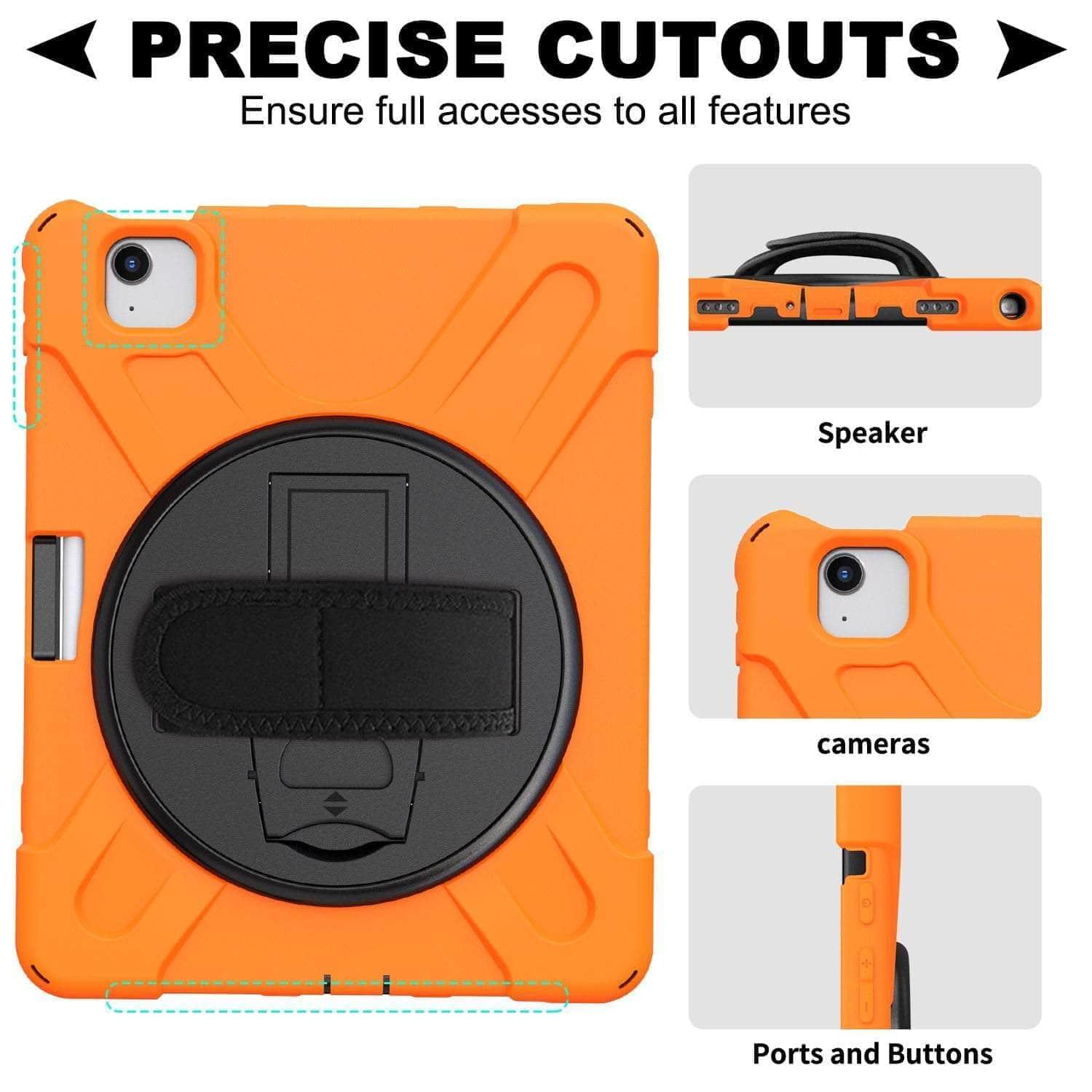 CaseBuddy Australia Casebuddy iPad Air 5 2022 Heavy Duty Shockproof Rugged Hybrid Protective Case