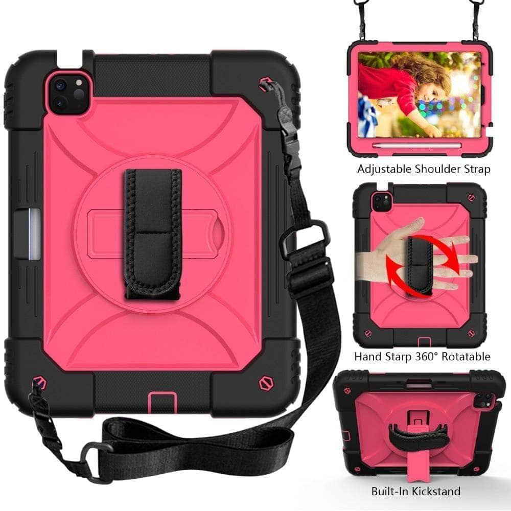 CaseBuddy Australia Casebuddy iPad Air 5 2022 Hybrid 3 Layers Armor Kids Shockproof Case