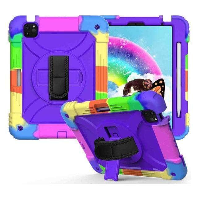 CaseBuddy Australia Casebuddy 3 / iPad Air 5 iPad Air 5 2022 Hybrid 3 Layers Armor Kids Shockproof Case