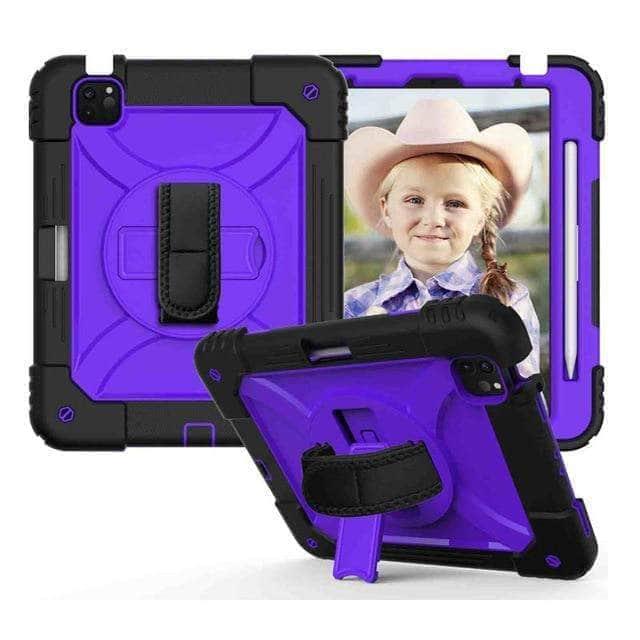 CaseBuddy Australia Casebuddy 7 / iPad Air 5 iPad Air 5 2022 Hybrid 3 Layers Armor Kids Shockproof Case