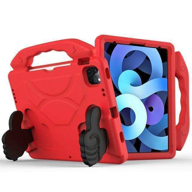 CaseBuddy Australia Casebuddy Red / iPad Air 5 2022 iPad Air 5 2022 Protective Handle Kids Case Safe EVA