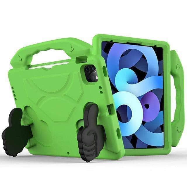 CaseBuddy Australia Casebuddy Green / iPad Air 5 2022 iPad Air 5 2022 Protective Handle Kids Case Safe EVA