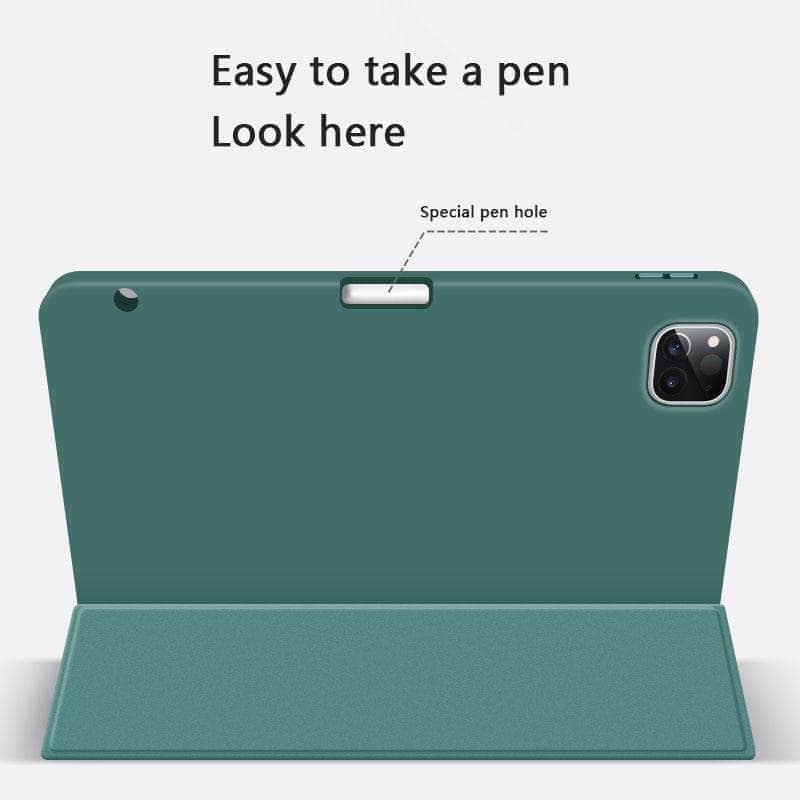 iPad Air 5 Wireless Charge Pencil Holder Smart Case