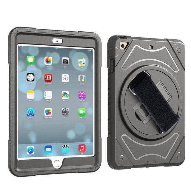 iPad Mini 5 A2133 A2124 A2126 A2125 Kids Safe Shockproof Armor Cover Hand Strap