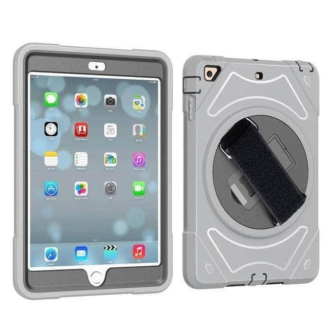 iPad Mini 5 A2133 A2124 A2126 A2125 Kids Safe Shockproof Armor Cover Hand Strap