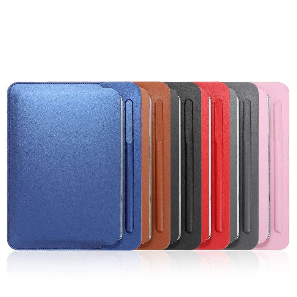 iPad Mini 5 Faux Leather Protective Pen Slot Sleeve Pouch Bag