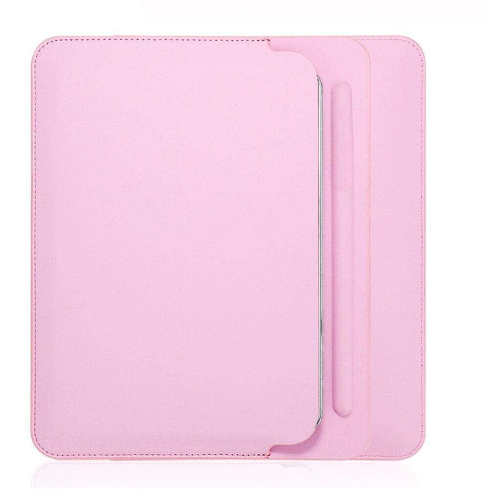 iPad Mini 5 Faux Leather Protective Pen Slot Sleeve Pouch Bag