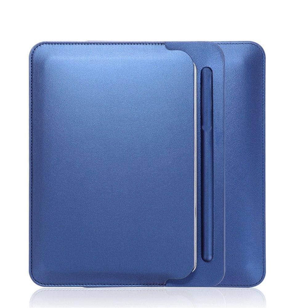 iPad Mini 5 Faux Leather Protective Pen Slot Sleeve Pouch Bag