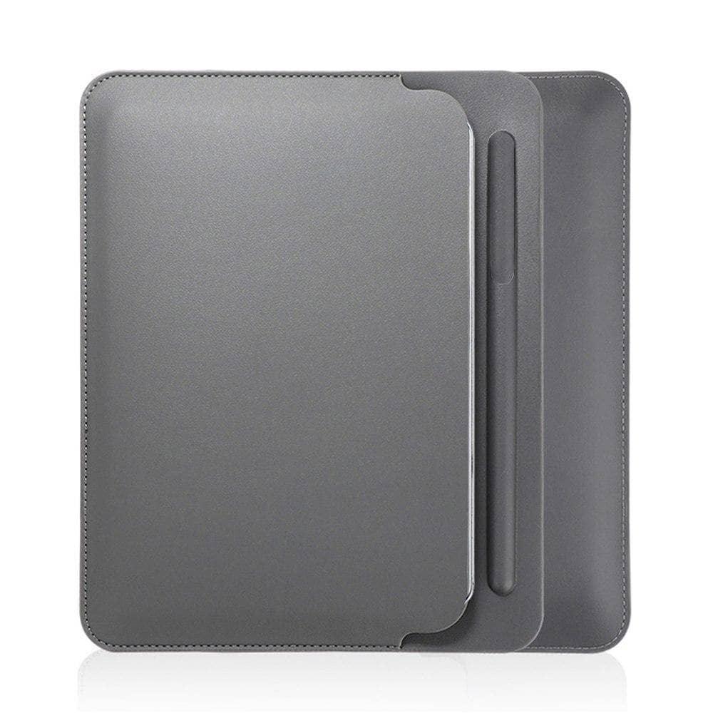 iPad Mini 5 Faux Leather Protective Pen Slot Sleeve Pouch Bag