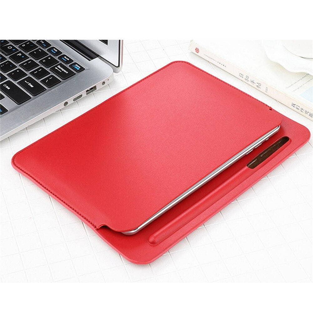 iPad Mini 5 Faux Leather Protective Pen Slot Sleeve Pouch Bag