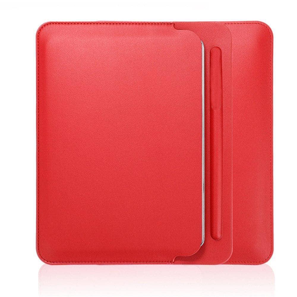 iPad Mini 5 Faux Leather Protective Pen Slot Sleeve Pouch Bag