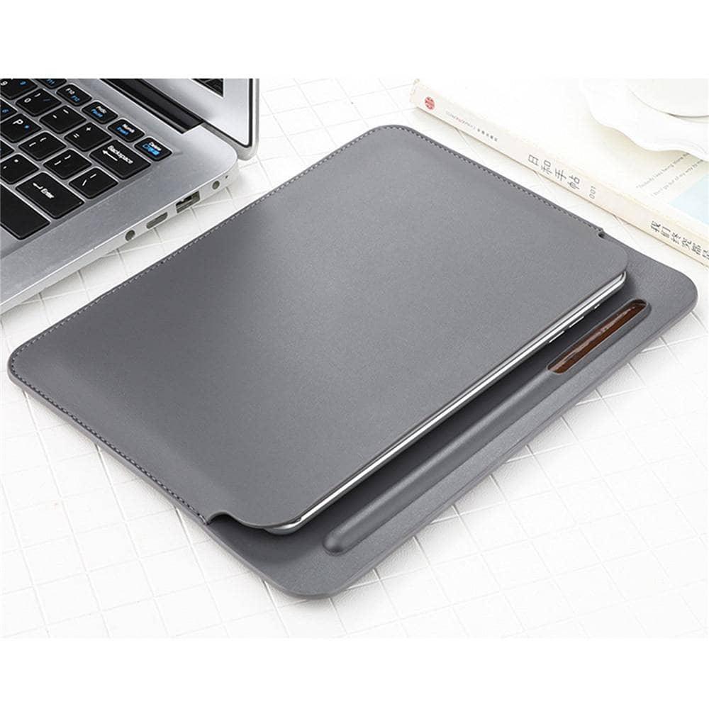 iPad Mini 5 Faux Leather Protective Pen Slot Sleeve Pouch Bag