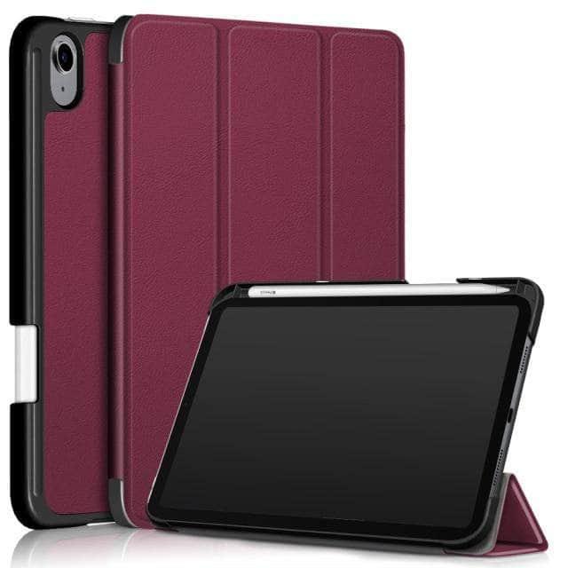 CaseBuddy Australia Casebuddy SZ Winered / iPad mini 6 iPad Mini 6 Pencil Holder Cover for ipad mini 6th Generation 8.3" 2021 Case