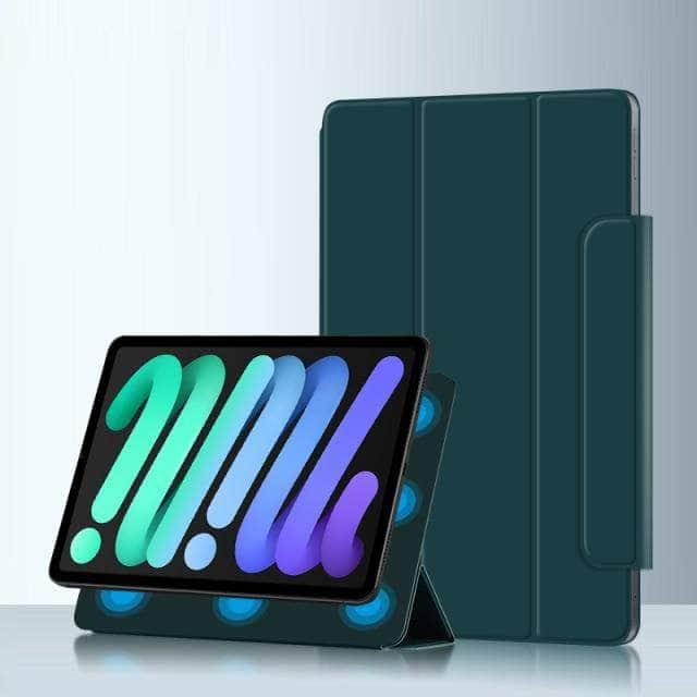 CaseBuddy Australia Casebuddy Green magnet Buckle / For 2021 iPad mini 6 iPad Mini 6 Ultra Thin Magnetic Smart Cover