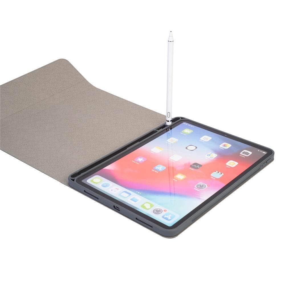 iPad Pro 11 2020 Bluetooth Touchpad Keyboard Pencil Holder Metal Panel Keyboard Case - CaseBuddy