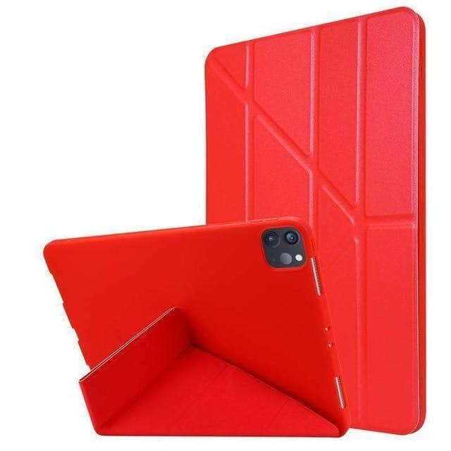 iPad Pro 11 2020 Hybrid PU Leather Smart Trifold Case - CaseBuddy