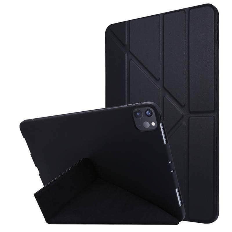 iPad Pro 11 2020 Hybrid PU Leather Smart Trifold Case - CaseBuddy