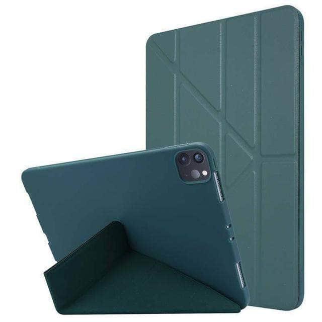 iPad Pro 11 2020 Hybrid PU Leather Smart Trifold Case - CaseBuddy