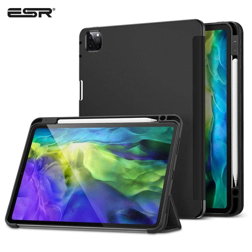 ESR iPad Pro 11 2020 Pencil Holder Smooth Back Smart Case - CaseBuddy