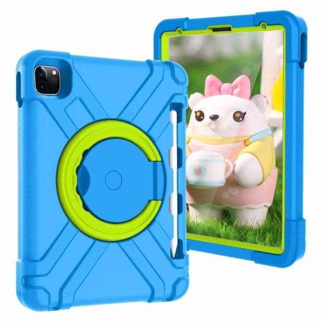 iPad Pro 11 2020 Shockproof Silicone EVA Kids Safe Pen Holder Case - CaseBuddy