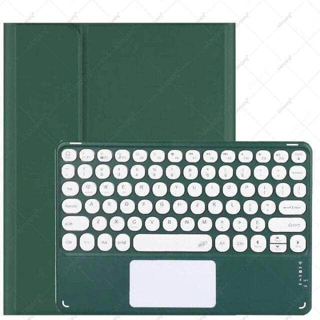 CaseBuddy Australia Dark Green / Pro 11 2021 2020 iPad Pro 11 Keyboard Touchpad Case