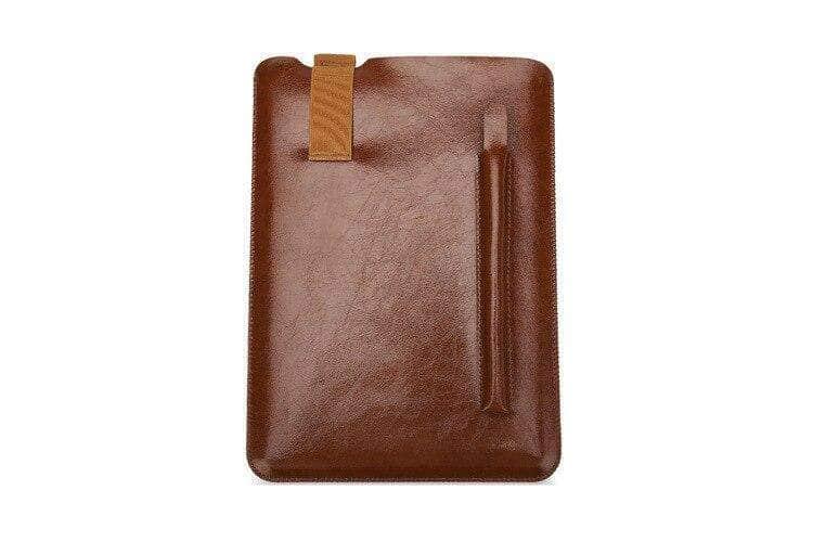 iPad Pro 12.9 11 (2020) Soft Protective Microfiber Leather Sleeve Case Pen Pouch - CaseBuddy