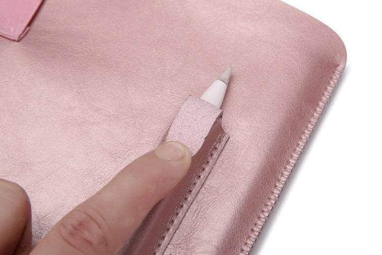 iPad Pro 12.9 11 (2020) Soft Protective Microfiber Leather Sleeve Case Pen Pouch - CaseBuddy