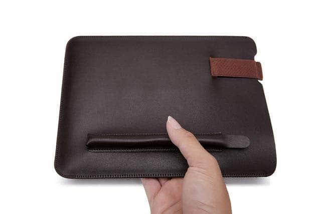 iPad Pro 12.9 11 (2020) Soft Protective Microfiber Leather Sleeve Case Pen Pouch - CaseBuddy