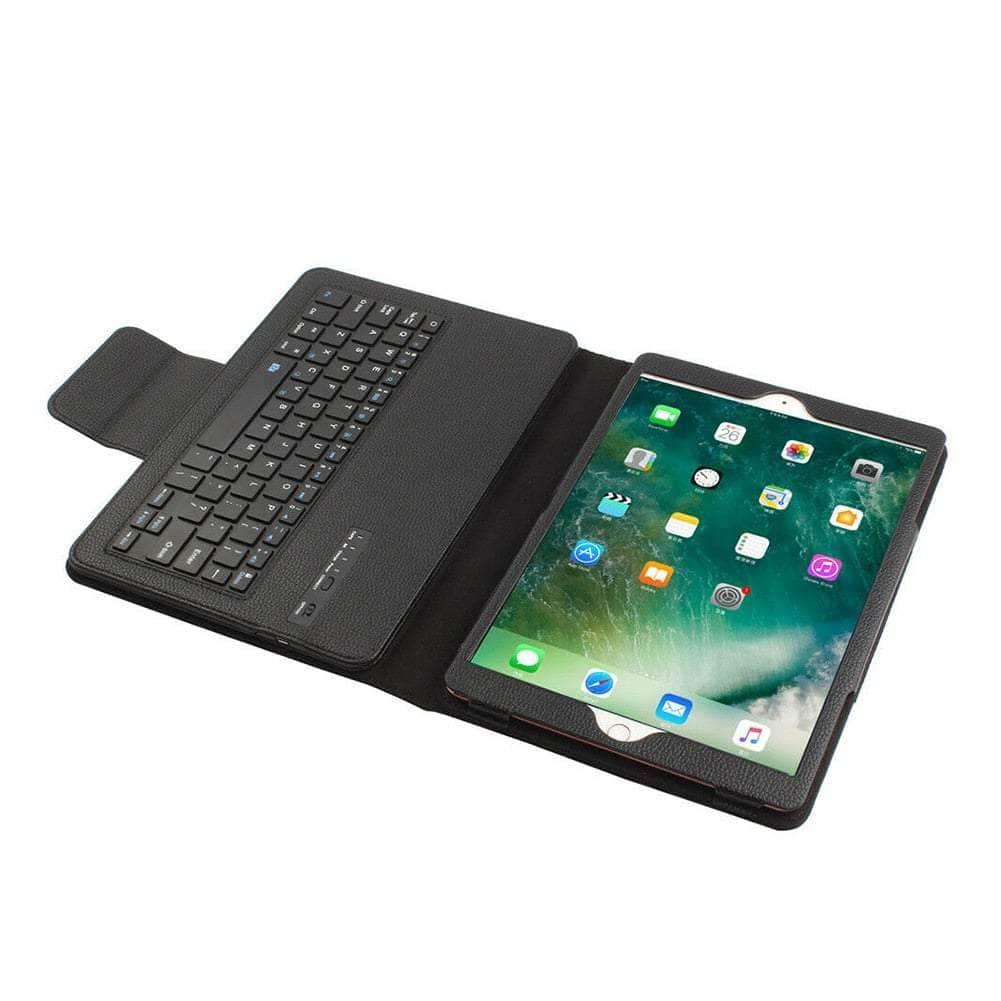 CaseBuddy Casebuddy iPad Pro 12.9 2018 Detachable Tablet Keyboard Case Leather Look Cover