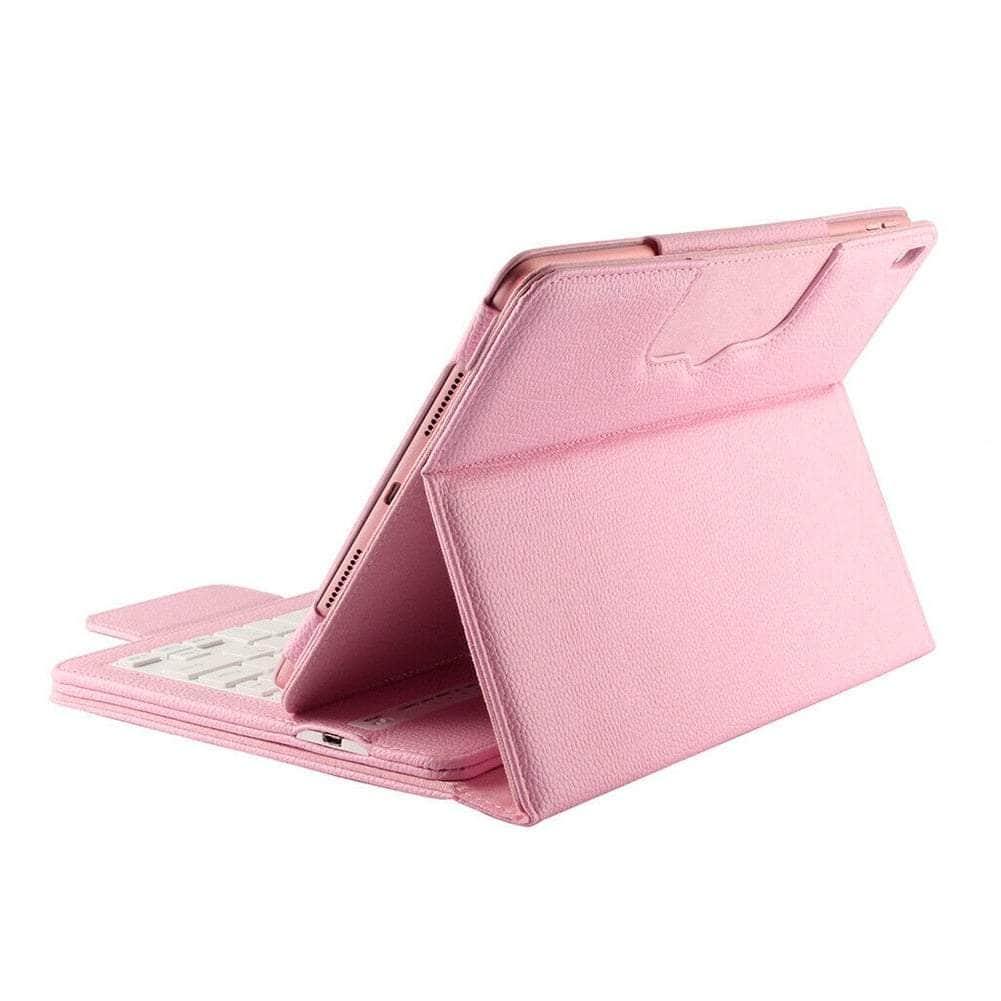 CaseBuddy Casebuddy iPad Pro 12.9 2018 Detachable Tablet Keyboard Case Leather Look Cover