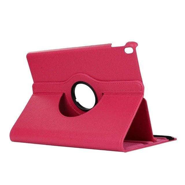 iPad Pro 12.9 2018 Leather Look 360 Rotating Bracket Flip Smart Stand Case - CaseBuddy